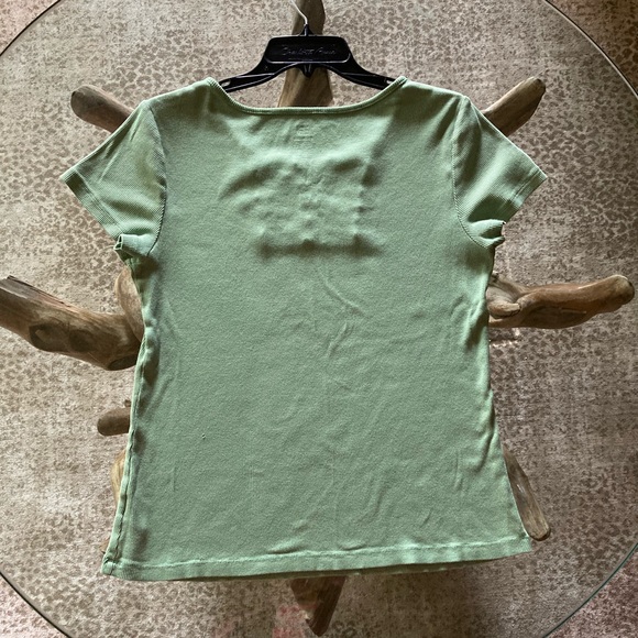 Was💲8! 🎉5/$20 Flower embroidered ribbed tunic - Picture 2 of 13